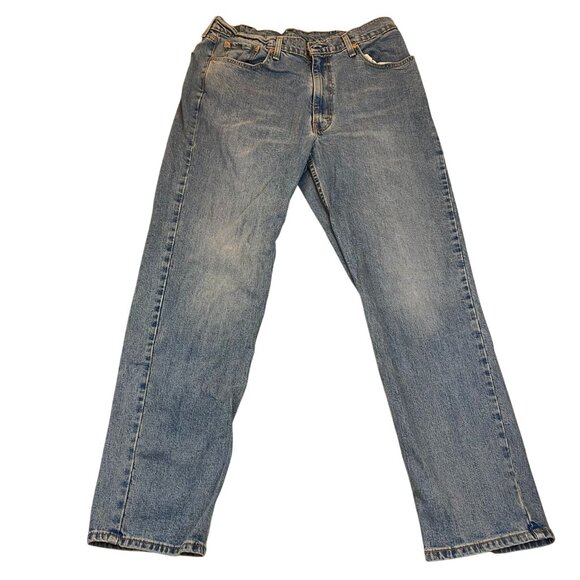 Levis Mens Jeans 38x34 550 Relaxed Fit Blue Denim Classic Style - Picture 1 of 11